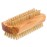 Redecker Natural Pig Bristle Nail Brush with Waxed Olive Wood Handle, 3-3/4-Inches