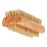 Redecker Natural Pig Bristle Nail Brush with Waxed Olive Wood Handle, 3-3/4-Inches