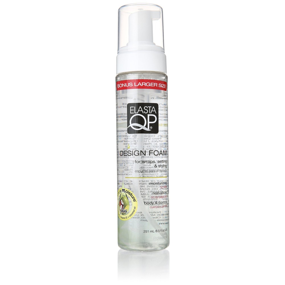 Elasta QP Elasta Care Feels Like Silk Design Foam for Unisex, 8.5 Ounce