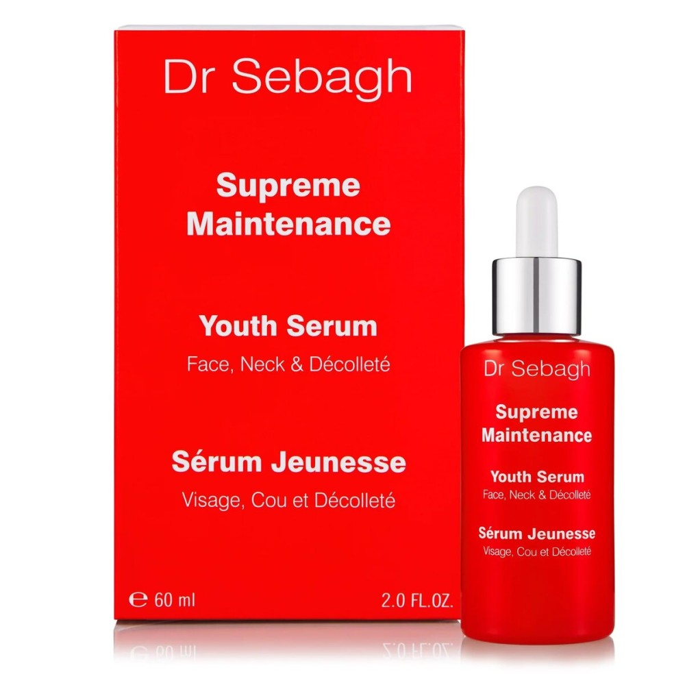 Dr Sebagh Supreme Maintenance Youth Serum - (2 fl. oz.) | Award Winning Anti Aging Serum with Resveratrol | Hydrating & Enhanced with Collagen & Antioxidants | Rejuvenates Dark Spots on Face & Neck