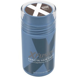 XFusion Keratin Hair Fibers - Medium Brown (15G) XFusion Keratin Hair Fibers - Medium Brown (15G)