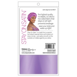 Stay On Satin Edge Bonnet
