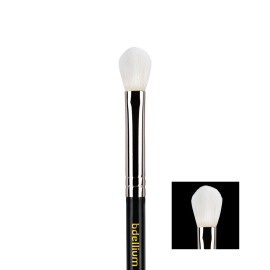 Bdellium Tools Professional Makeup Brush - Maestro Series 776 Blending - With Mix of Soft Synthetic & Natural Fibers, For Shading & Blending Powder (Black, 1pc)
