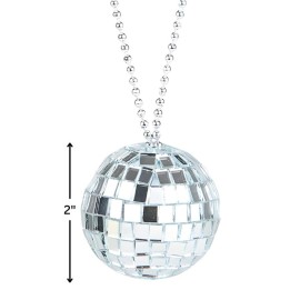 Rhode Island Novelty 2 Disco Ball Necklace