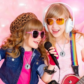 Rhode Island Novelty 2 Disco Ball Necklace