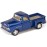 KiNSMART 1955 Chevrolet Stepside Pickup Truck 5 Inch 1:32 Scale Die Cast Metal Little Blue Truck