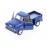 KiNSMART 1955 Chevrolet Stepside Pickup Truck 5 Inch 1:32 Scale Die Cast Metal Little Blue Truck