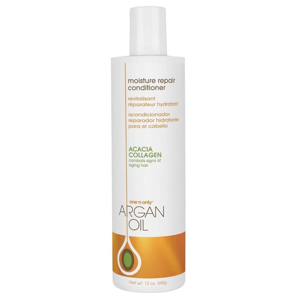 One \'n Only Argan Oil Moisture Repair Conditioner, Helps Detangle and Smooth Damaged Hair Cuticle to Improve Structure, Improves Shine and Manageability, 12 Fl. Oz One \'n Only Argan Oil Moisture Repair Conditioner, Helps Detangle and Smooth Damaged Hair Cuticle to Improve Structure, Improves Shine and Manageability, 12 Fl. Oz