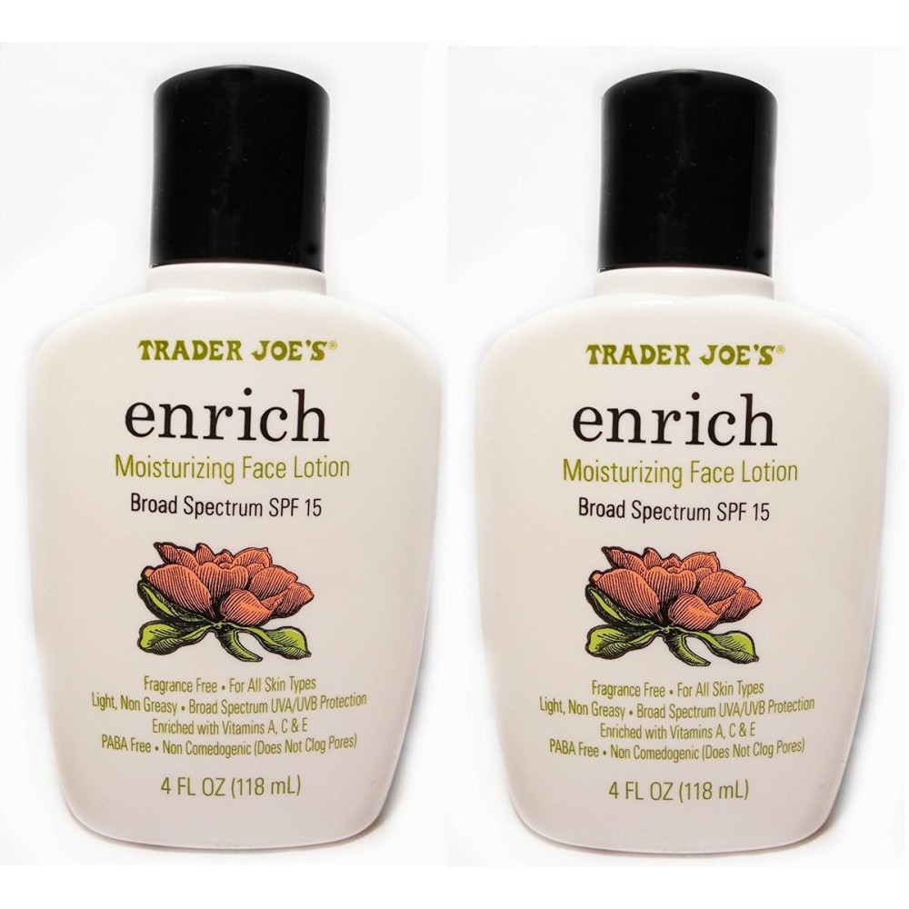 Trader Joe\'s Enrich Moisturizing Face Lotion Pack of 2