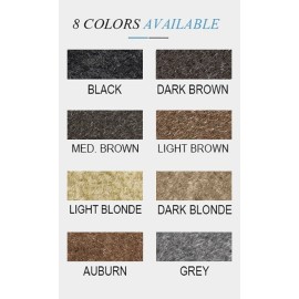 Hair Building Fibers Instantly Conceal Thinning Hair and Bald Spots for Men & Women (Large 28 Grams Bottle) - Undetectable, Washes Away, For All Hair Types, No Animal Byproducts (Medium Brown)