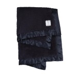 Little Giraffe Chenille Blanket Midnight