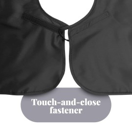 Betty Dain Nylon Shortie Makeup Cape - Professional Comb Out, Blow Out, Hair and Beard Styling Cape - Water Resistant, Lightweight Nylon Bib Keeps Clothes Clean and Hands Free Betty Dain Nylon Shortie Makeup Cape - Professional Comb Out, Blow Out, Hair and Beard Styling Cape - Water Resistant, Lightweight Nylon Bib Keeps Clothes Clean and Hands Free