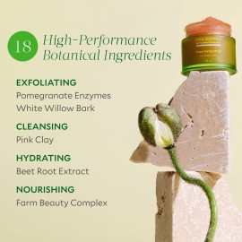 Tata Harper Resurfacing Mask, Instant Glow Face Mask, Gentle Exfoliating Face Mask, Enzyme Mask, Natural Skincare, 30ml Tata Harper Resurfacing Mask, Instant Glow Face Mask, Gentle Exfoliating Face Mask, Enzyme Mask, Natural Skincare, 30ml