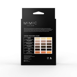 Mimic Color Root Cover Up Kit - Conceal Gray Roots, Contour, Thicken Eyebrows Instantly - Includes Compact, Root Brush, Eyebrow Brush and Carrying Pouch (Full Kit, Red)