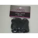 Pack of 500 Snag-Free Small Black Silicone Rubber Bands Rubberbands for Styling, Kids Hair, Braids Hair, Babies, Hair Twists, Tender-head Scalps, Ethnic Styles and Even Fishing, Urban Essence Brand