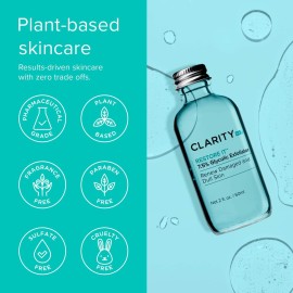 ClarityRx Restore It 7.5% Glycolic Acid Face Serum, Plant Based Exfoliating Treatment, Paraben Free, Natural Skin Care (2 fl oz)