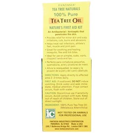 Fantasia Tea Tree Naturals 100% Pure Tea Tree Oil 1 Oz