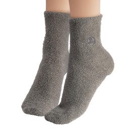 Earth Therapeutics Aloe Socks - Double Pack - Gray/Black (2 Pairs) Earth Therapeutics Aloe Socks - Double Pack - Gray/Black (2 Pairs)