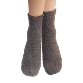 Earth Therapeutics Aloe Socks - Double Pack - Gray/Black (2 Pairs) Earth Therapeutics Aloe Socks - Double Pack - Gray/Black (2 Pairs)