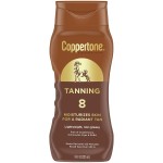 Coppertone Tanning Sunscreen Lotion, Antioxidant, Water Resistant Body Sunscreen SPF 8, Broad Spectrum SPF 8 Sunscreen, 8 Fl Oz Bottle For All Skin Tone