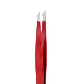 Rubis Evolution Swiss Cross Stainless Steel Tweezers Combined Pointed/Slanted Tips for Precise Eyebrows and Hair Removal, 1K901,Rubis Switzerland Swiss Made World Renowned Precision