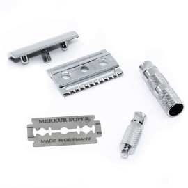 Merkur Razor Travel razor with 1 blade , 2.61x0.44x2.89 Inch (Pack of 1) Merkur Razor Travel razor with 1 blade , 2.61x0.44x2.89 Inch (Pack of 1)