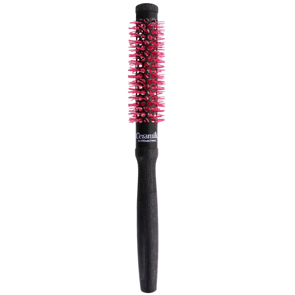 TEK - Professional Line -Roll Brush with Ceramic Oxygen Treated Tube, Short Hair - diameter 18mm