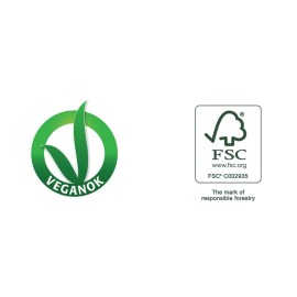 TEK - Professional Line -Roll Brush with Ceramic Oxygen Treated Tube, Short Hair - diameter 18mm