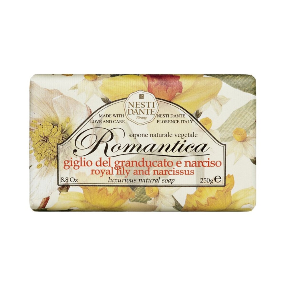 Nesti Dante Romantica Natural Soap, Royal Lily and Narcissus/Luxurious, 8.8 Ounce Nesti Dante Romantica Natural Soap, Royal Lily and Narcissus/Luxurious, 8.8 Ounce