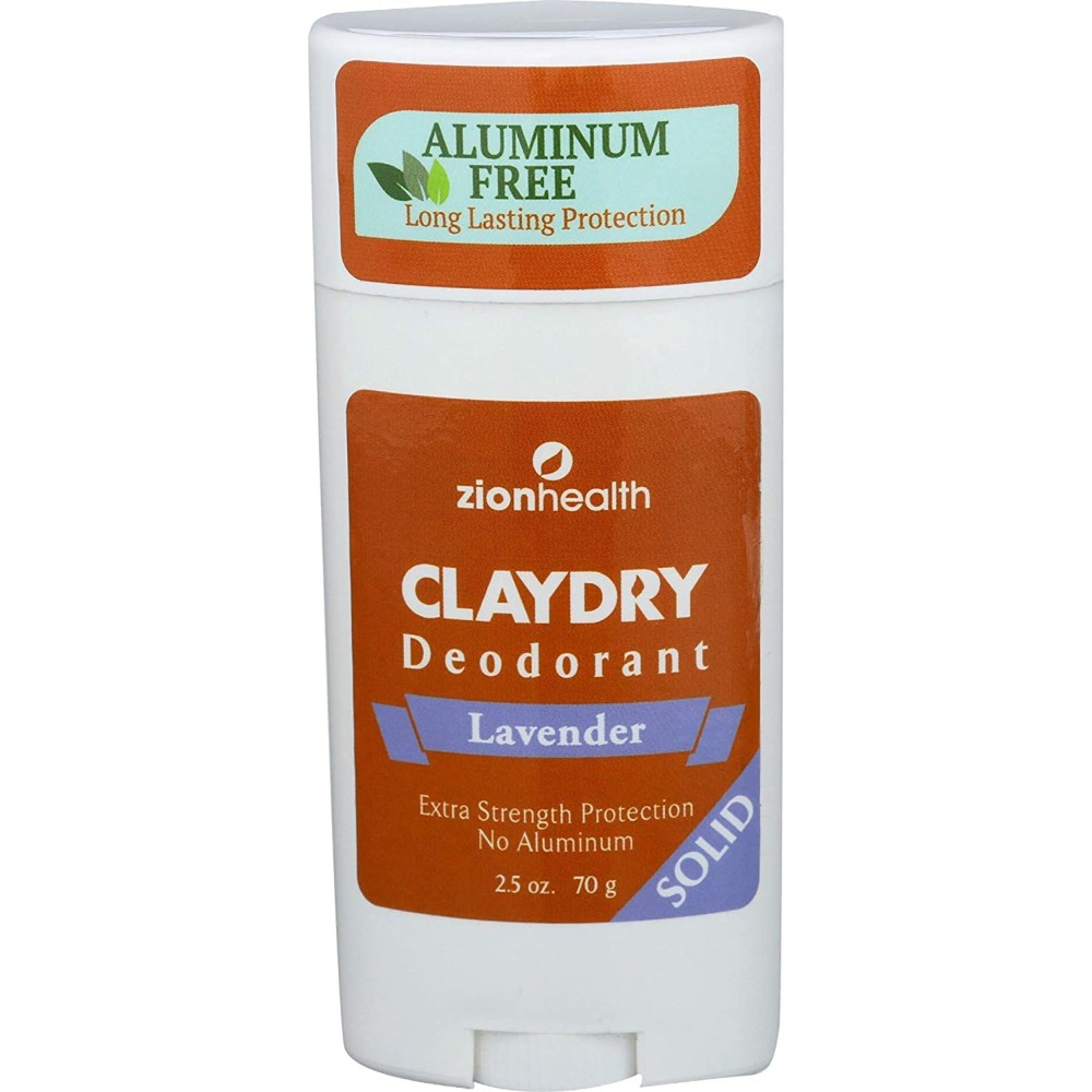Zion Health Adama Minerals Clay Deodorant Lavender - 2.5 oz