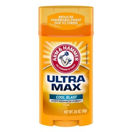 ARM & HAMMER ULTRAMAX Anti-Perspirant Deodorant Solid Cool Blast 2.6 oz (Pack of 6)