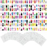 Custom Body Art Airbrush Nail Stencils - Design Series Set  11 Includes 20 Individual Nail Art Template Sheets with 13 Designs Each for a Total 260 Patterns