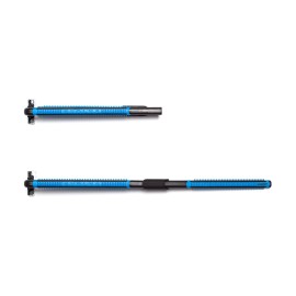 EVOLVE Body Razor Back Shaver Leg Shaver Face Shaver Long Sturdy Folding Handle - 4 Cartridges Included - Shave Wet or Dry - Better Control - Safety Razor Won\'t Cut Your Back Like Larger Blades