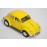 KiNSMART 1967 Volkswagen Classic Beetle Diecast Car (Yellow, 1:32 Scale, 3+)
