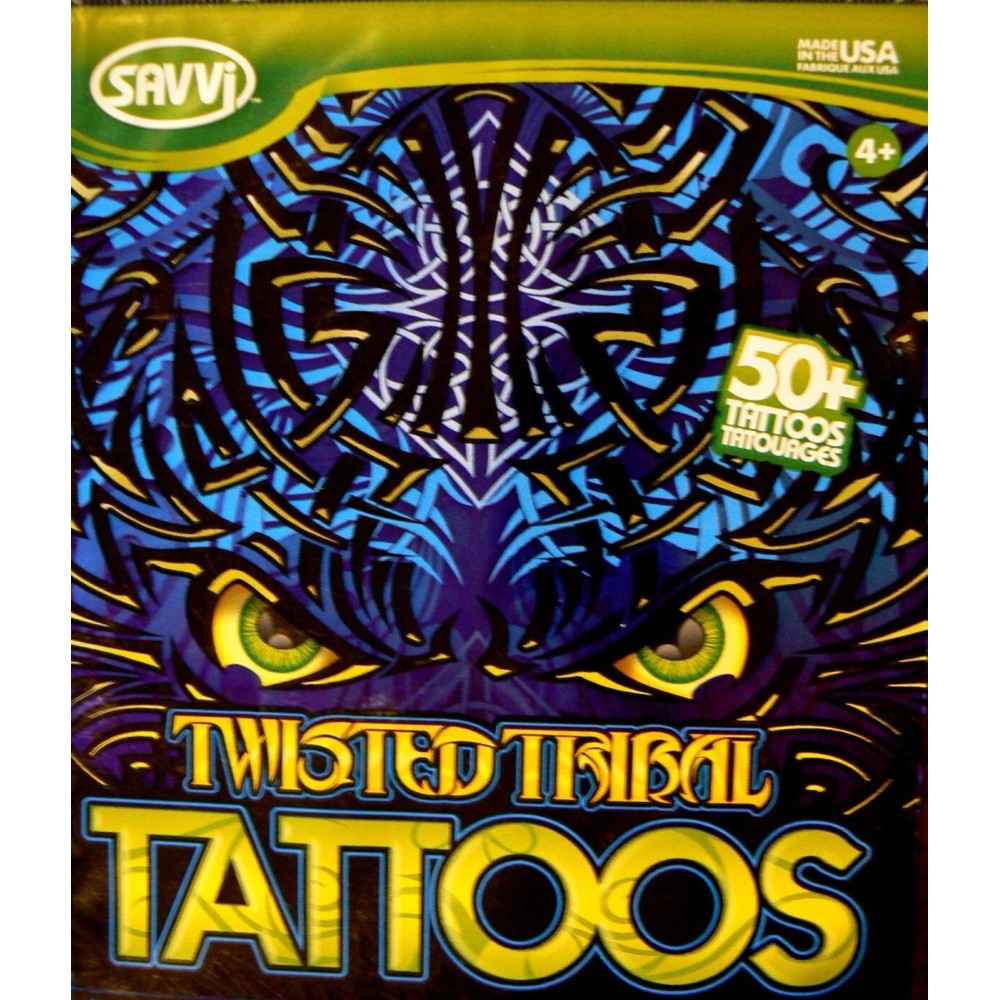 Twisted Tribal 2011(50 Temporary Tattoos) by Savvi