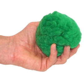 Great Lakes Sports Set of 12, Rainbow Fluff Balls (Lightweight Versions of Yarn Balls), 3-1/2 Diameters