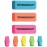 Dixon Ticonderoga Office & School Eraser Combination Set, 15 Eraser Multi-Pack, Multicolored (38931)