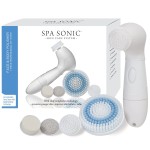 Spa Sonic Skin Care System Face and Body Polisher Professional Kit, White