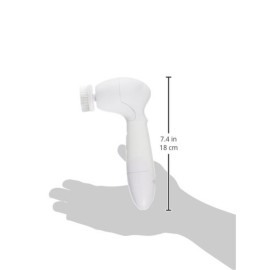 Spa Sonic Skin Care System Face and Body Polisher Professional Kit, White