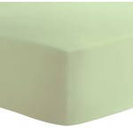 Kushies Organic Jersey Crib Fitted Sheet, Green