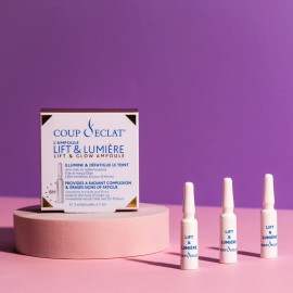 Coup d\'Eclat Lift & Glow Ampoules - Instant Radiance Boosting Serum for All Skin Types 3x 0.033 Fl.Oz Coup d\'Eclat Lift & Glow Ampoules - Instant Radiance Boosting Serum for All Skin Types 3x 0.033 Fl.Oz
