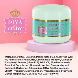 DIVA BY CINDY Super Gro Hair Dress - Hair Treatment for Hair Growth for Fuller Thicker hair - Great for Thinning Hair- Dry Itchy Flaky Scalp DIVA BY CINDY Super Gro Hair Dress - Hair Treatment for Hair Growth for Fuller Thicker hair - Great for Thinning Hair- Dry Itchy Flaky Scalp