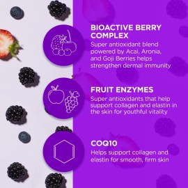 Andalou Naturals Bioactive 8 Berry Fruit Enzyme Mask, 1.7 Ounce Andalou Naturals Bioactive 8 Berry Fruit Enzyme Mask, 1.7 Ounce