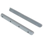 Vestil SB-12 Plastic Corner & Surface Guard with Rubber Edges 12 Quantity 12 In. x 1-3/16 In. x 1-1/8 In. Gray