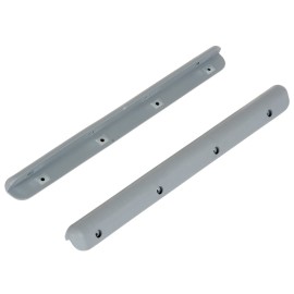 Vestil SB-12 Plastic Corner & Surface Guard with Rubber Edges 12 Quantity 12 In. x 1-3/16 In. x 1-1/8 In. Gray