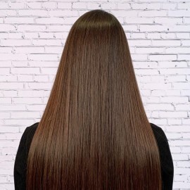 RUSK Designer Collection Thermal Flat Iron Spray with Argan Oil, Micro-Fine Spray, Eliminates Frizz, Leaves Hair Smooth and Sleek, 8 fl. oz