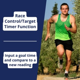 Ultrak 496 500-Lap Stopwatch, Dual-Split Memory Sports Timer with LCD Display, Water-Resistant, Stroke Rate & Countdown, Long-Life Battery