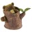 Folkmanis Bear in Tree Stump Hand Puppet, Brown