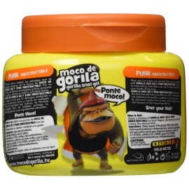 Moco de Gorila Punk Hair Gel | Indestructible Hair Styling Gel for Extreme Long-lasting Hold, Gorilla Snot Gel is the Ultimate Hair Gel to create any Punk Hairstyle; 9.52 Ounces Squizz Bottle
