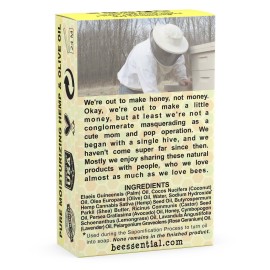 Beessential All Natural Totally Hip Hemp & Lemongrass Small Batch Bar Soap - Great for Men, Women, and Children - Paraben Free - Made in the USA - 5 Oz. Beessential All Natural Totally Hip Hemp & Lemongrass Small Batch Bar Soap - Great for Men, Women, and Children - Paraben Free - Made in the USA - 5 Oz.